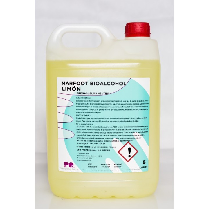 Marfoot Bioalcohol Lemon - Neutral Bioalcohol Floor Cleaner
