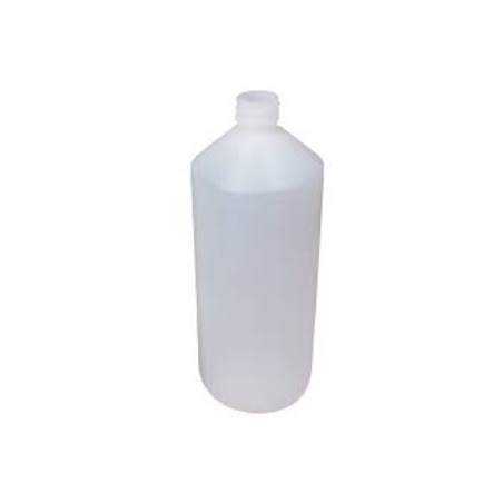 Botella de plástico HPDE . 1 litro 
