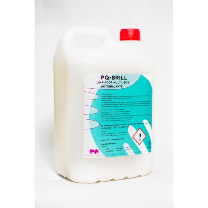 PQ-BRILL - Desengrasante Limpiador autobrillante-odorizante