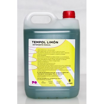 TEMPOL LIMON - Lavavajillas manual concentrado