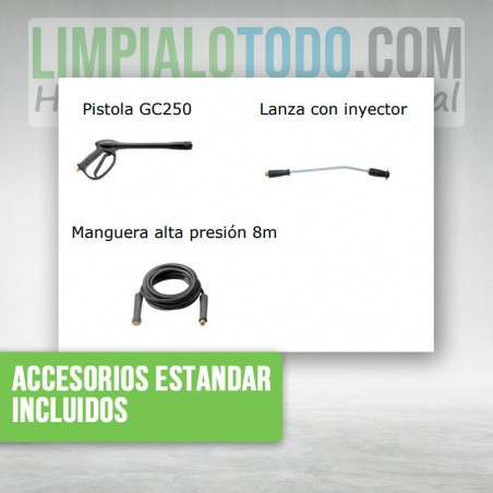 HIDROLIMPIADORA PROFESIONAL - KT1900C - ACCESORIOS INCLUIDOS