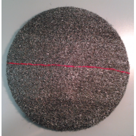 Disco Cristalizador listra vermelha - Médio Nº0-1