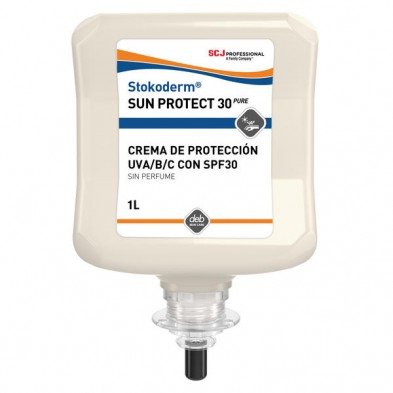 Stokoderm Sun Protect 30 Pure - Crema Solar CARTUCHO 1 LITRO.