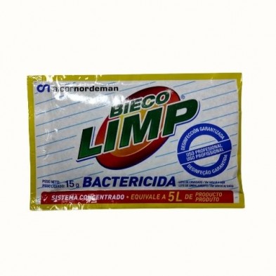 BIECOLIMP - Desinfetante bactericida em envelopes