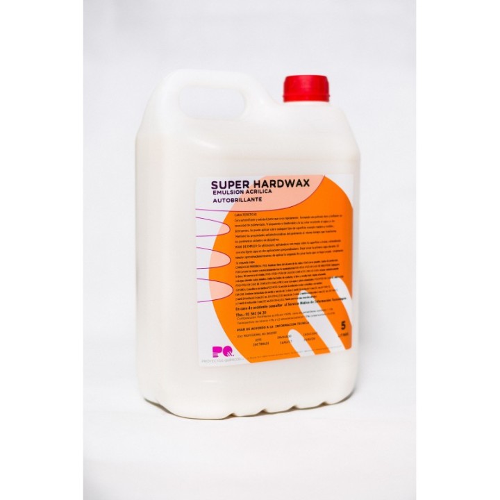 SUPER HARDWAX - Cera autobrillante para suelos plásticos