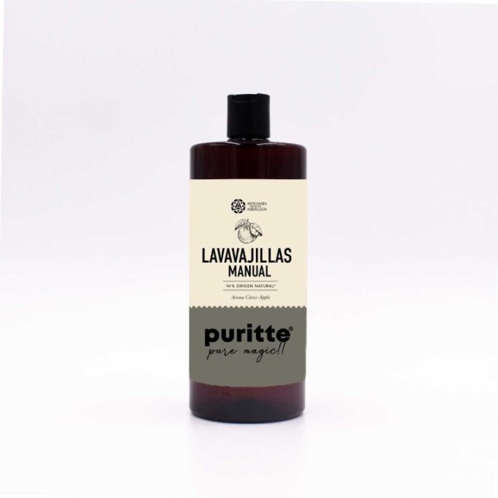 Lavavajillas Natural Puritte - Aroma Citrus-Apple Envase 1 Litro