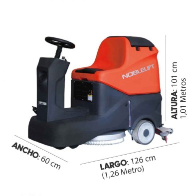 NR530: Lavadora com condutor sentado