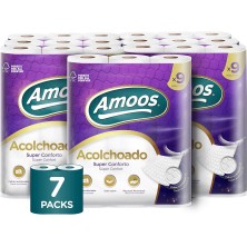 Papel higiênico doméstico acolchoado 3 camadas 90 rolos