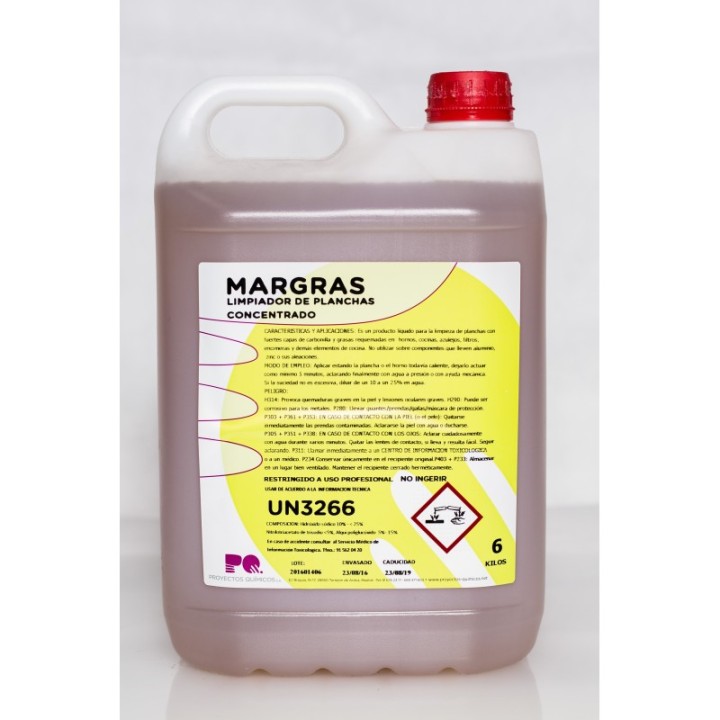 MARGRAS - Desengrasante concentrado para elementos de cocina
