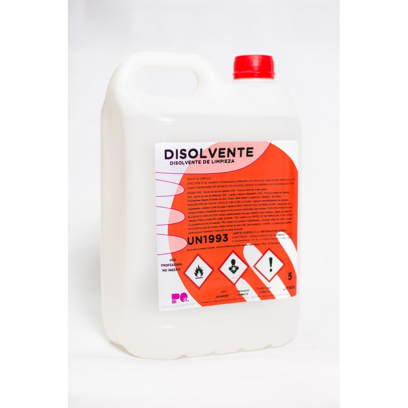 Disolvente para limpieza de superficies metálicas y preparación para pintura Disolvente para limpieza de superficies metálicas y preparación para pintura