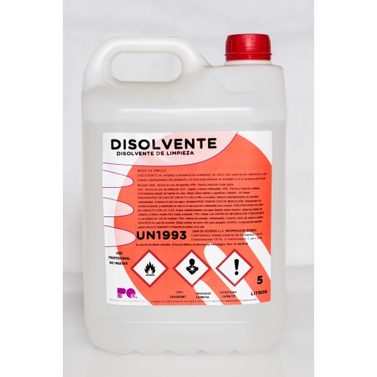 Disolvente industrial para lacas y barnices
