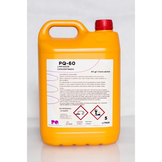 PQ-60 - Limpiador clorado concentrado