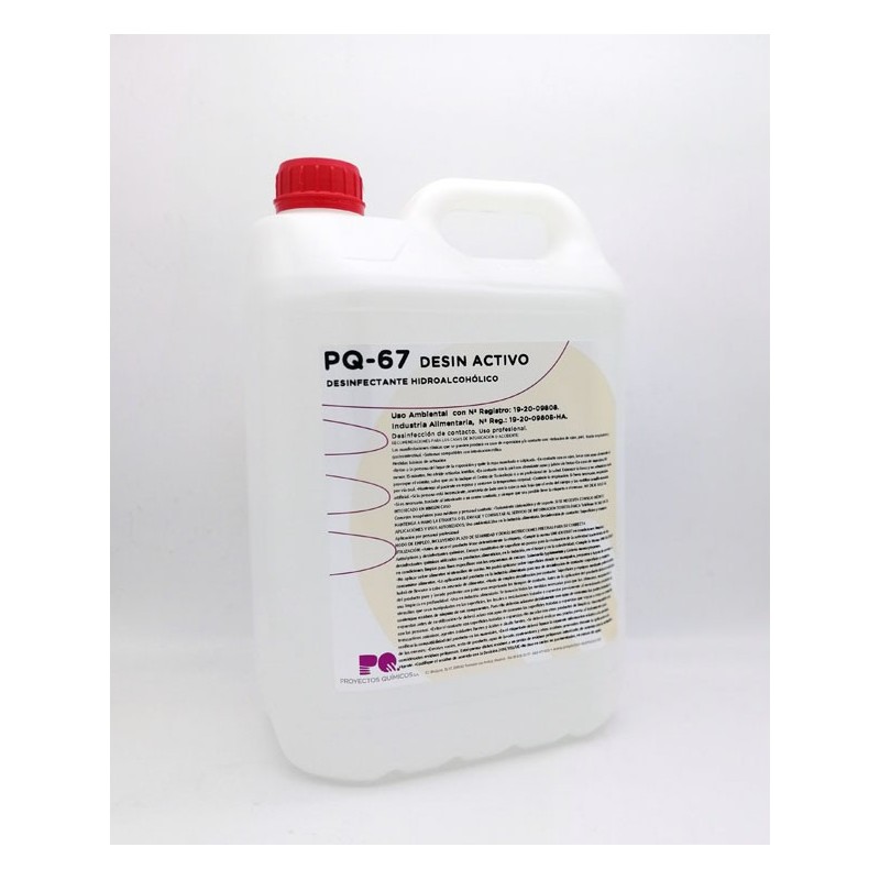 PQ-67 ACTIVE DESIN - Hydroalcoholic VIRUCIDA Disinfectant