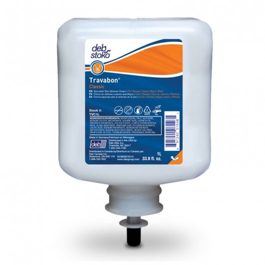 TRAVABON CLASSIC.-Crema de protección contra sustancias de base grasa.