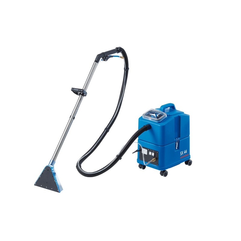 Maquina de inyeccion y extraccion Columbus SX-44 para limpiar suelos de caucho en gimnasios