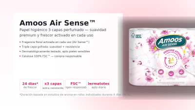 Papel higiénico 3 capas perfumado: la diferencia que se nota (y se valora) en cada baño